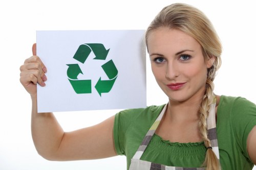 Eco-friendly disposal during garage clearance